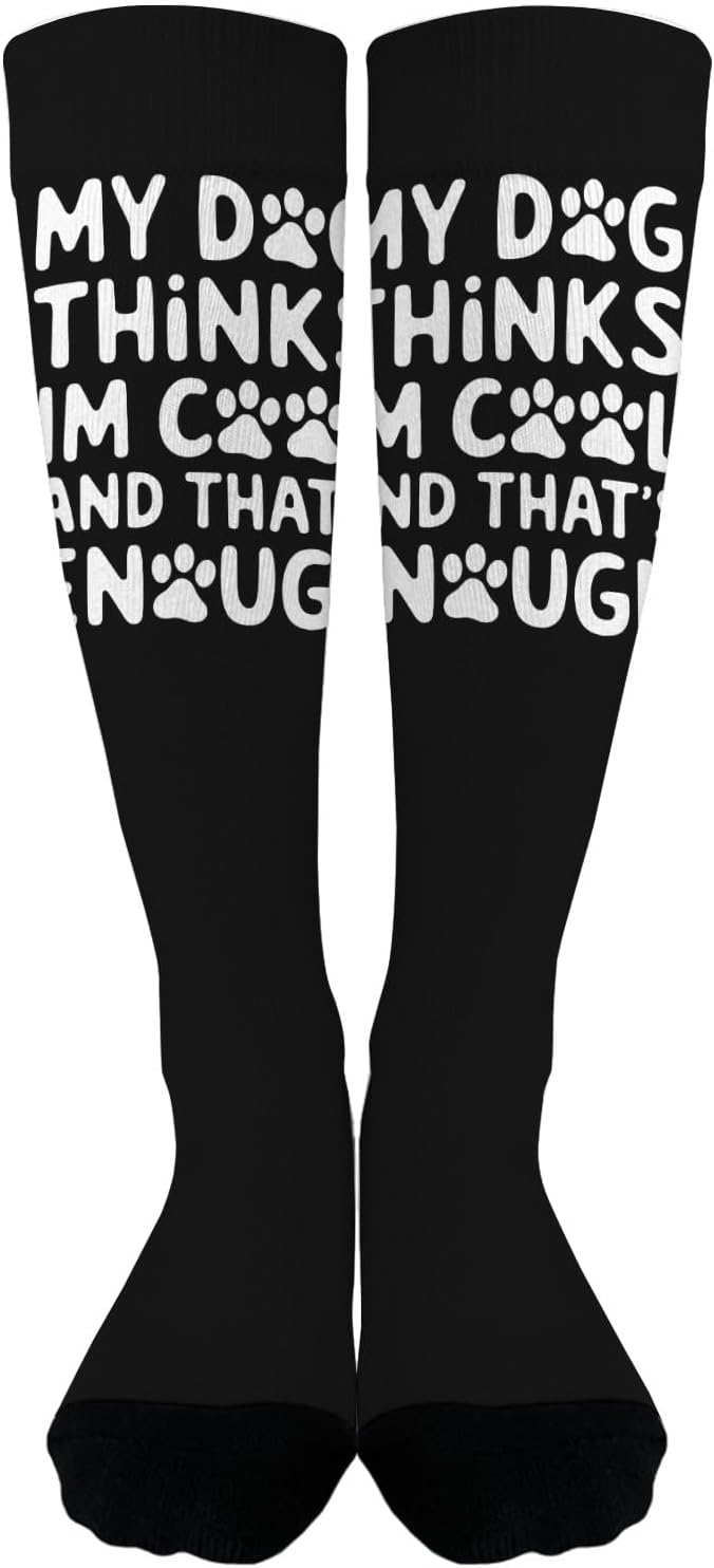 GenericMy Dogs Thinks Im CoolFunny Dog Lover Cotton Socks for Kids