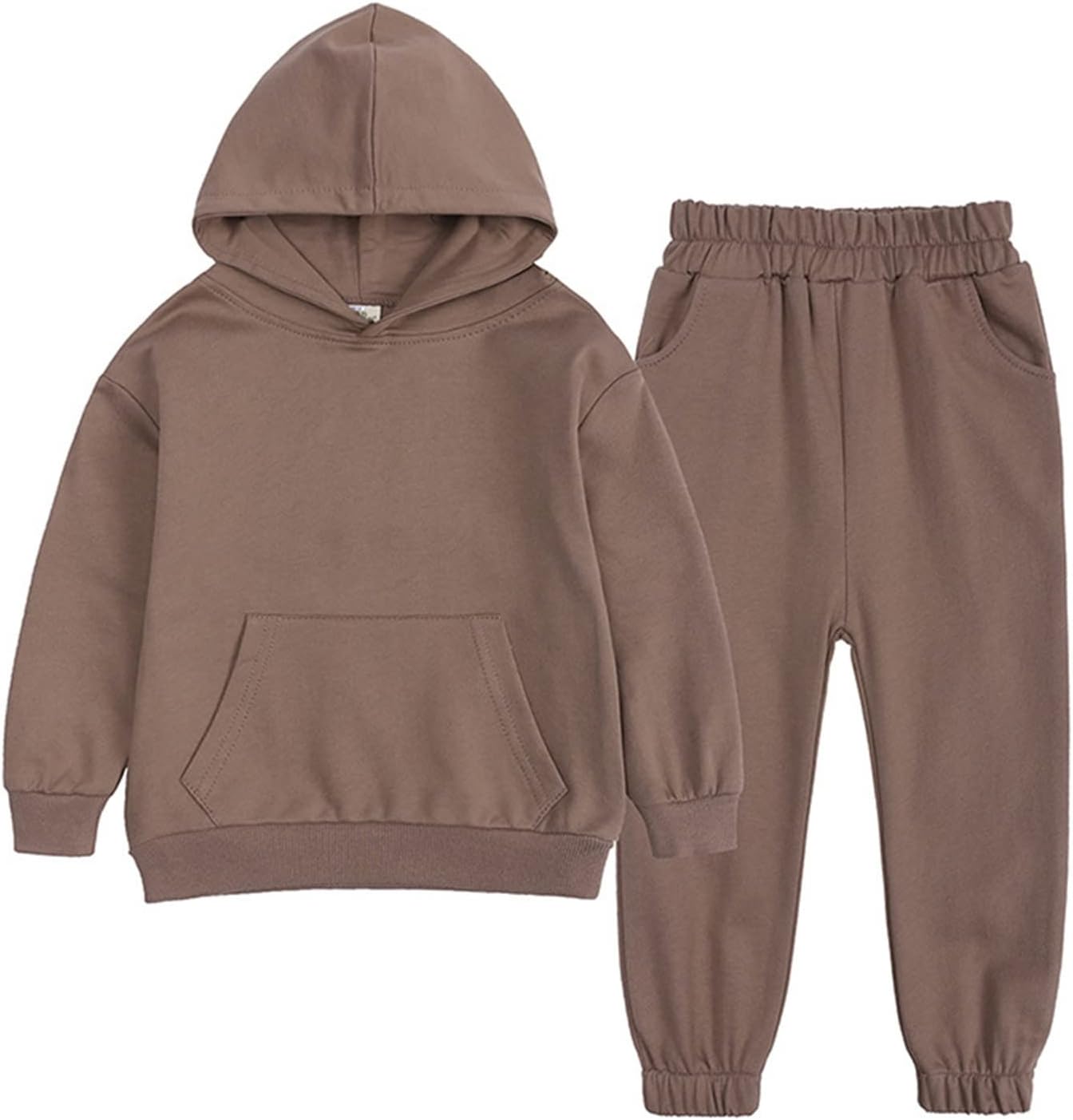 AMIMOJY Medium Big Girls HoodieSweatshirt Set - Hipster Long Sleeve for Teens Toddlers