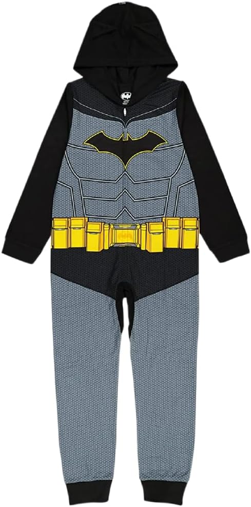 DC Comics Boys Big Batman Hooded Pajamas