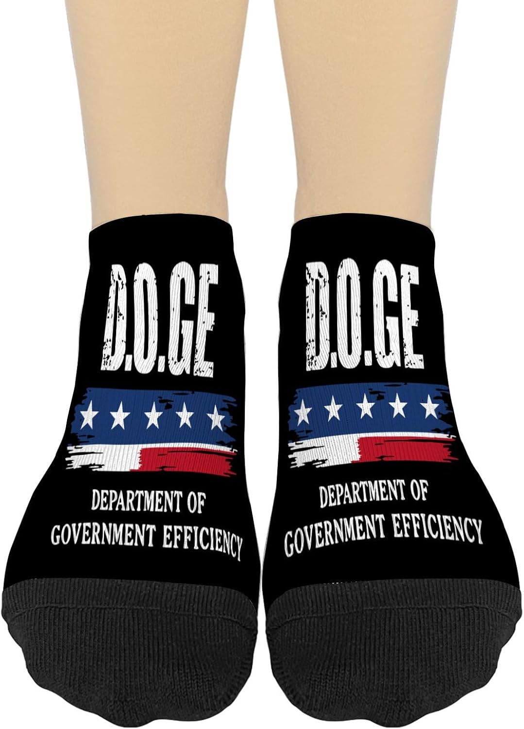 DOGE Department No Show Socks for Men - Stylish Ankle Socks