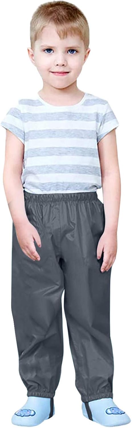 rain proof pants boys toddlers waterproof mud escolas