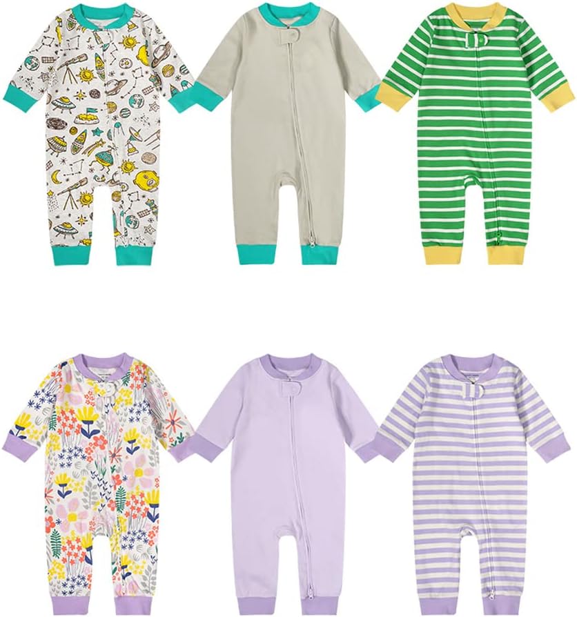 Teach Leanbh Baby 3-Pack Pajamas