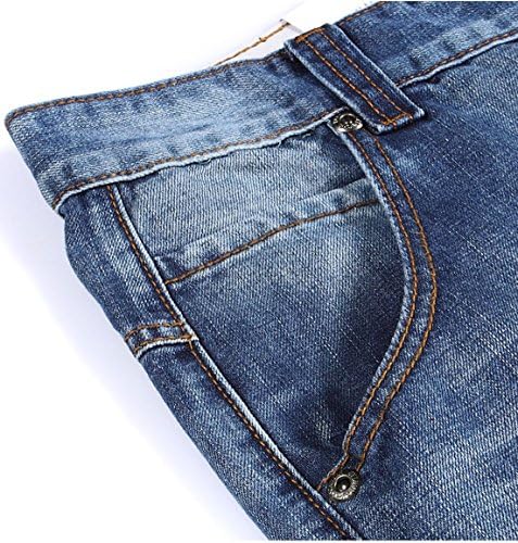 Mens Denim Cargo Pants