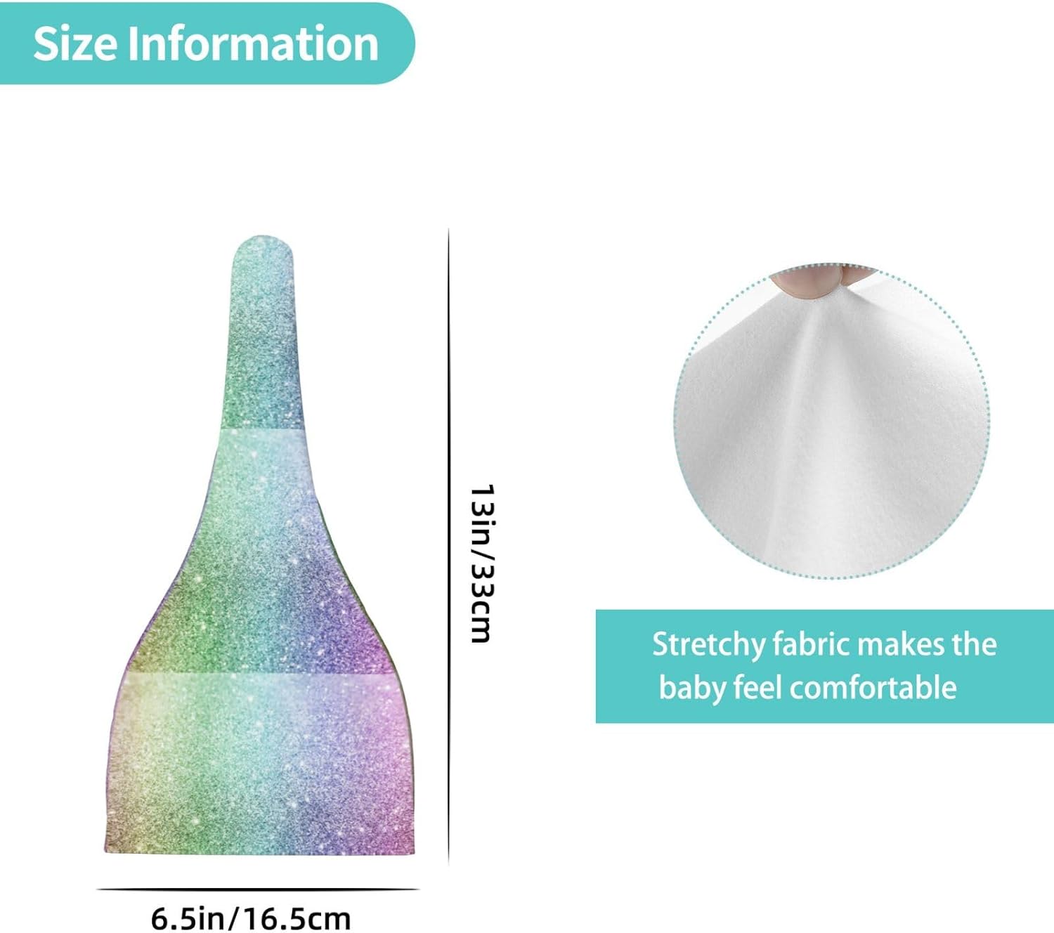 Xiso Ver Glitter Baby Beanie for Newborn