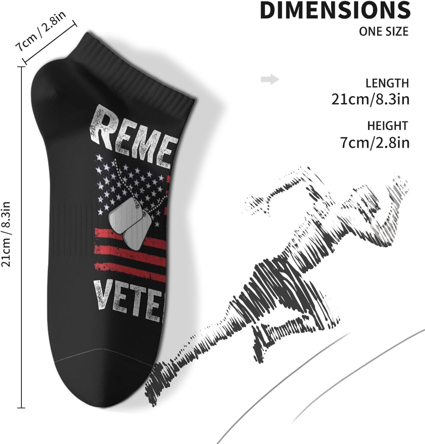 Remember Our Veterans Mens Dress Socks - Unique Veterans Day for Men