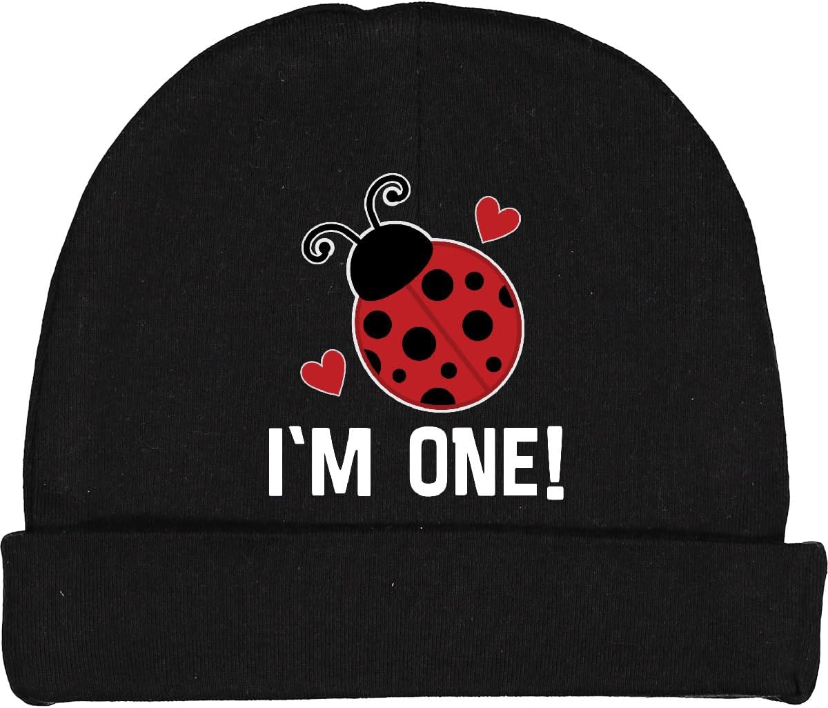 First Birthday Ladybug Beanie Hat