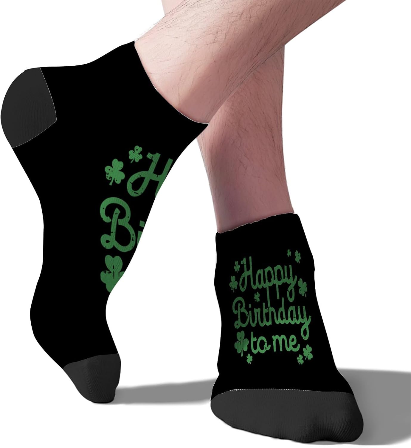 St Patricks Day Mens Calf Socks