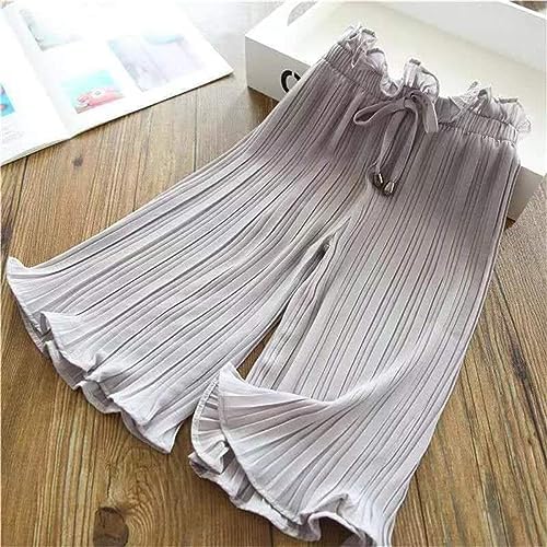 Perfect Toddler Girls Ruffle Pants Wide Leg