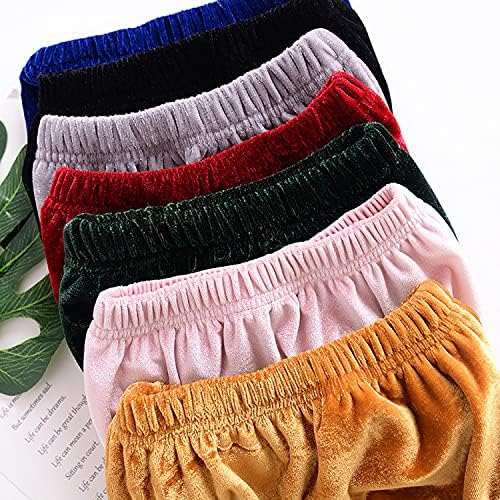 EISHOW Soft Cotton Linen Blend Ruffle Shorts for Toddlers