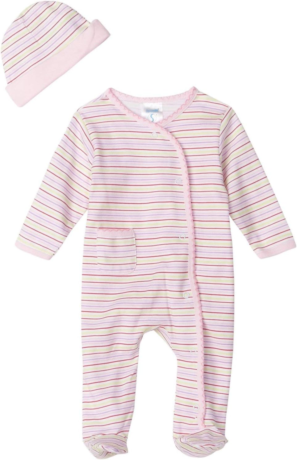 Spasilk Baby Newborn Sleepwear Two-Piece Set