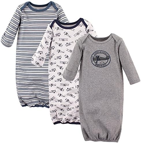 Hudson Baby Baby Girls 100 Cotton Gowns