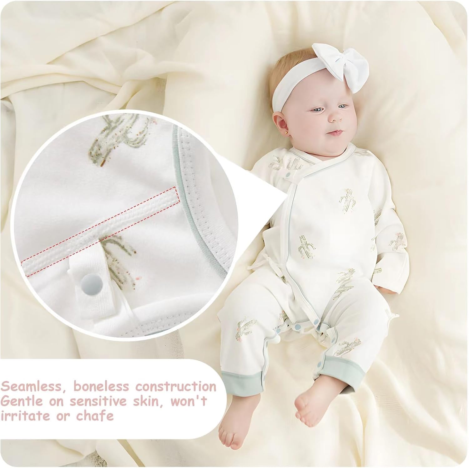 Charming 100 Organic Cotton Romper for Babies