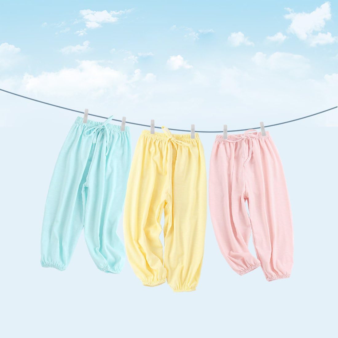 PAUBOLI Baby Harem Pants Soft Cotton 12M-7T