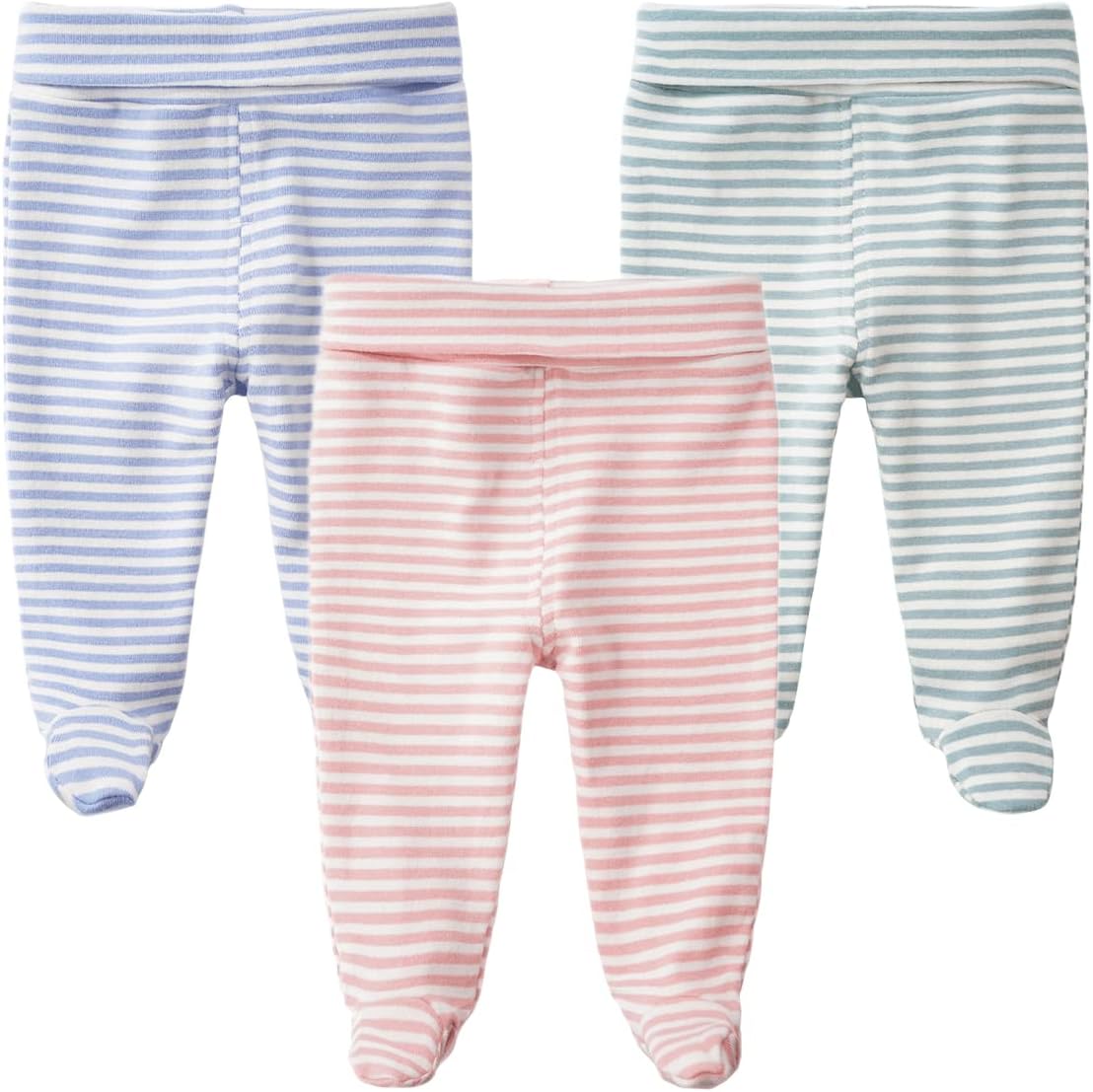 Teach Leanbh - Infant Baby 3-Piece Cotton High Waist Casual Leggings