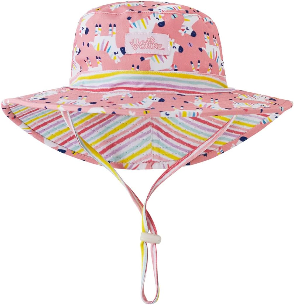 UV SKINZ UPF 50 Baby Girls Swim Hat - 3-6m