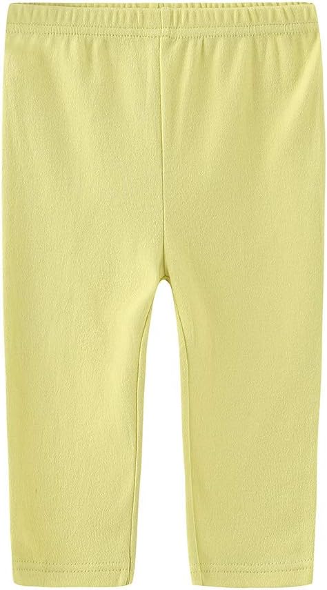 Kiddiezoom Adorable Solid Cotton Pants for Baby Girls