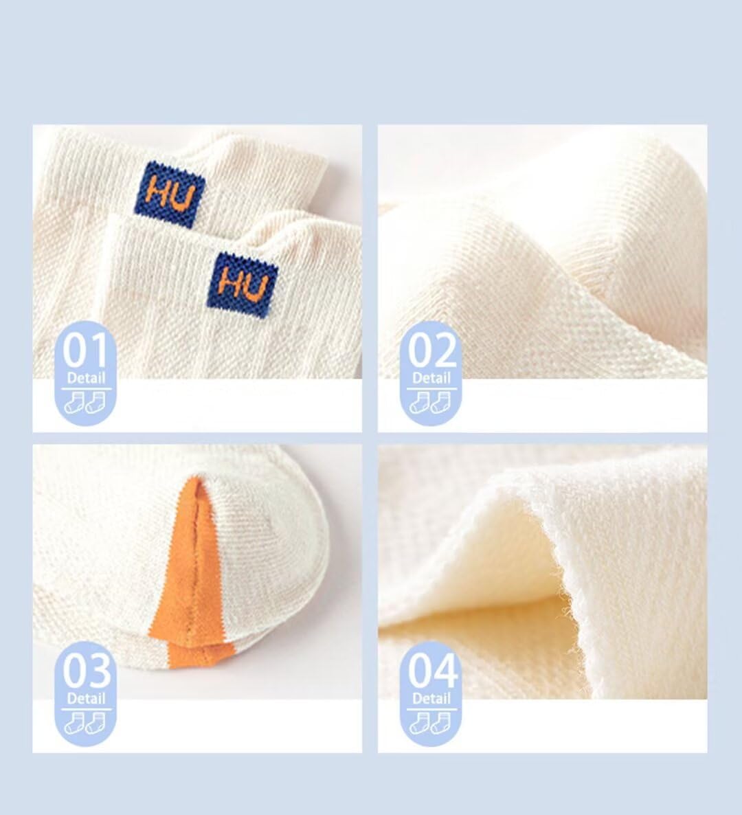 Kids Cotton Socks for Boys Girls - Ankle Socks with Fashion Design