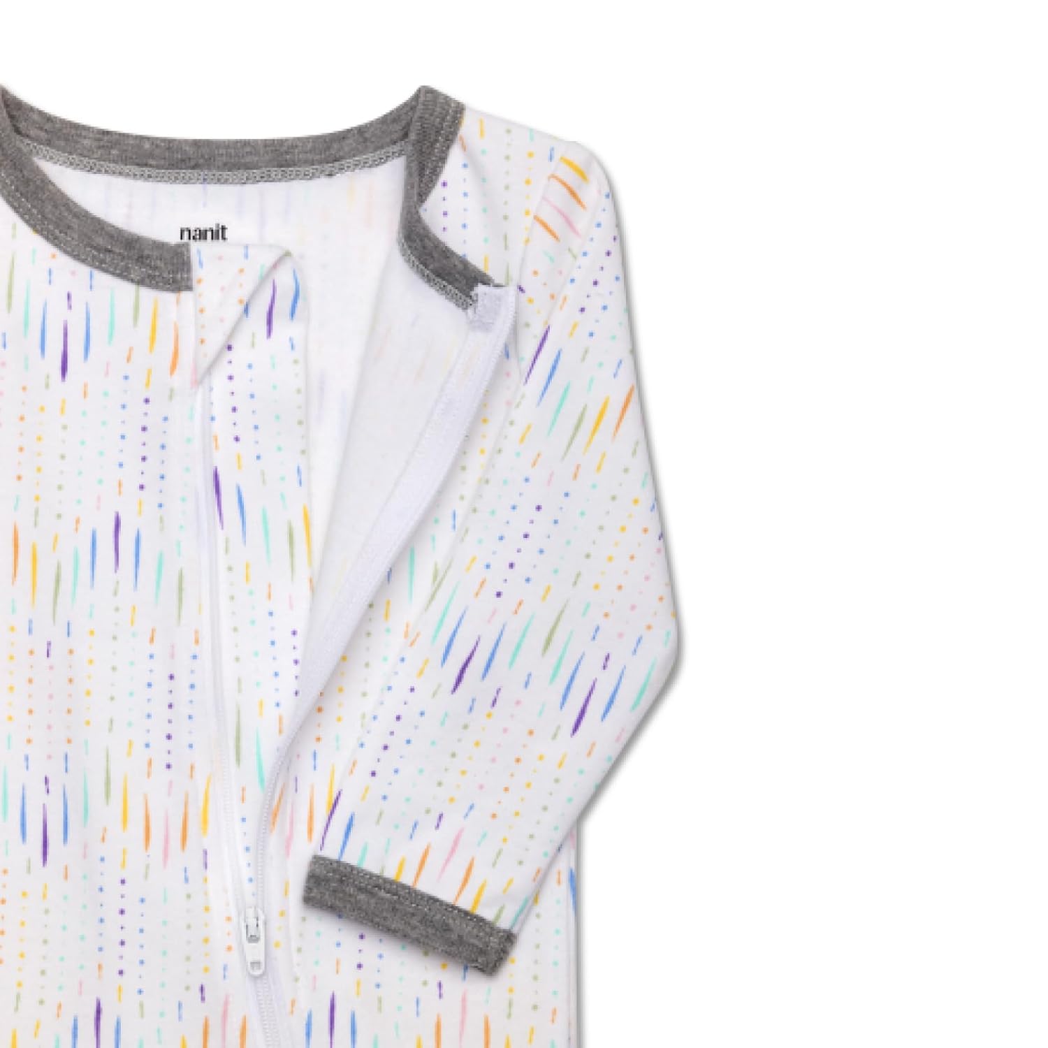 Nanit Sleep Wear Pajamas 12M Chevron Raindrops