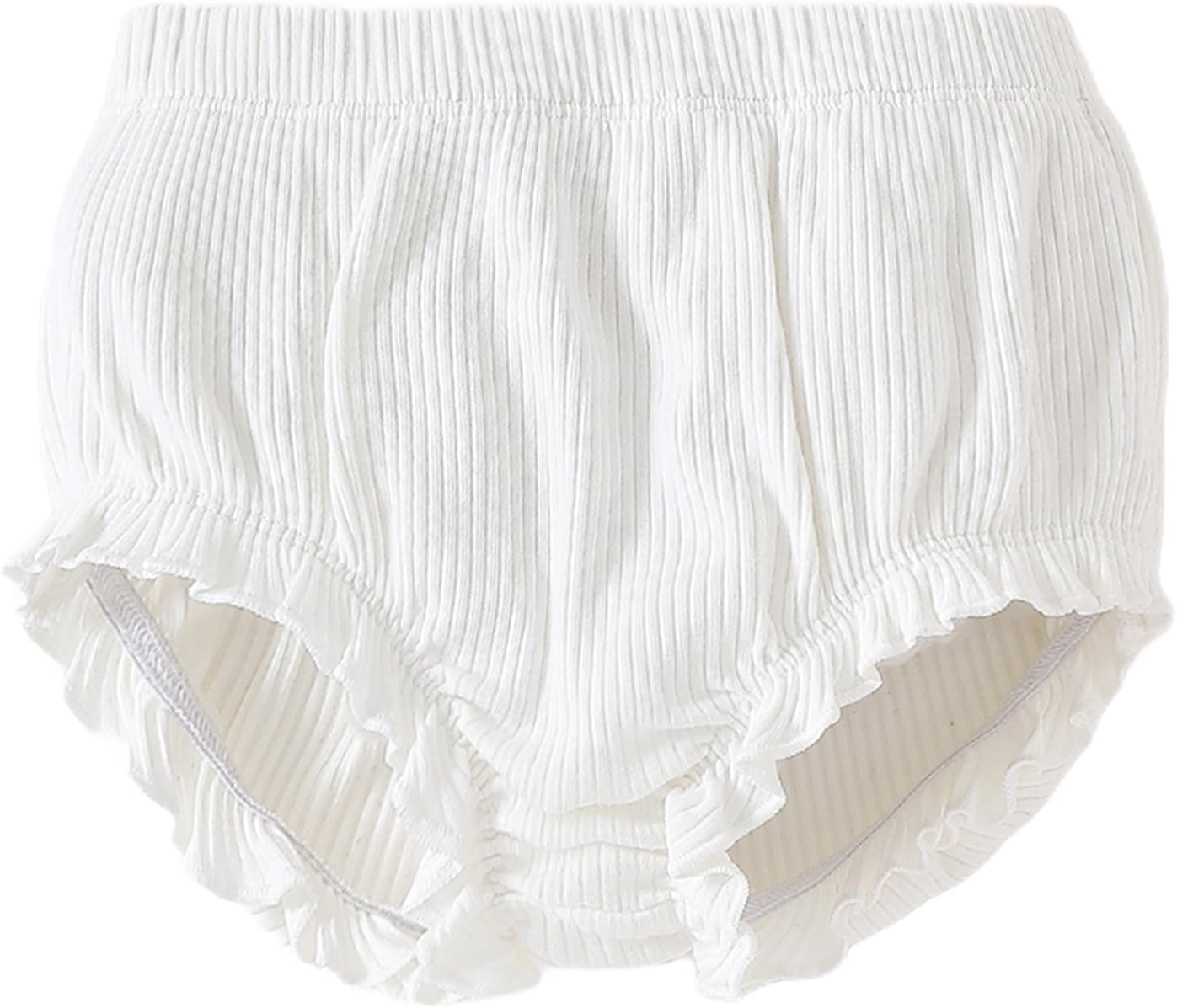 3-Pack Summer Comfortable Baby Girl Bloomers with Ruffle Design