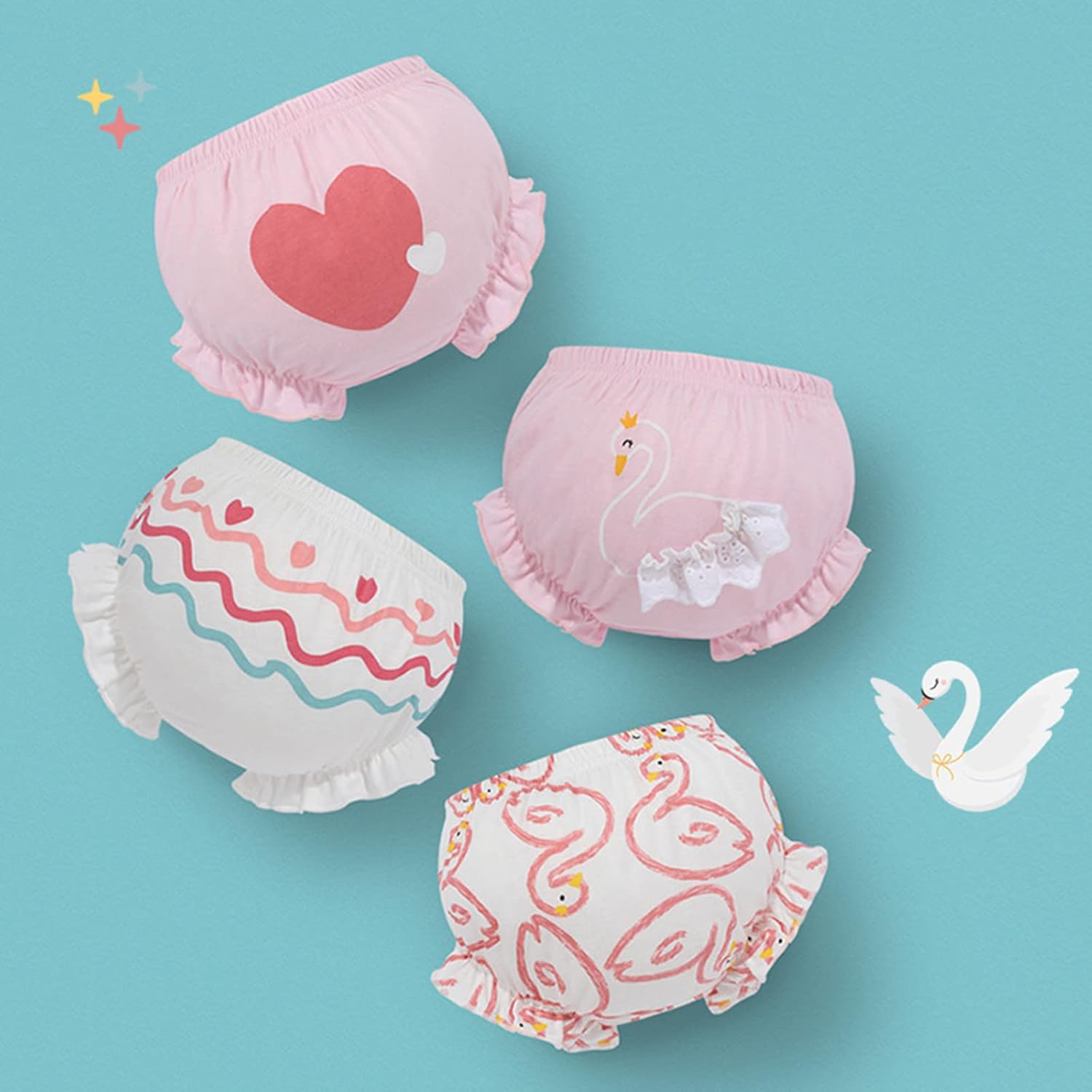 Golden Age Diaper Covers Underwear 4-Pack
