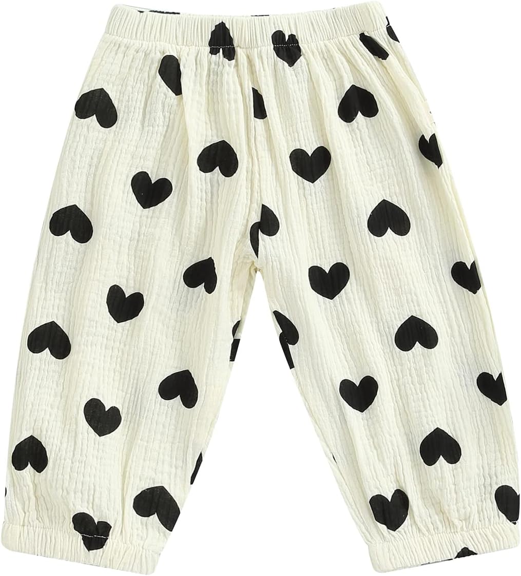 Cute Floral Harem Pants for Infants Toddlers