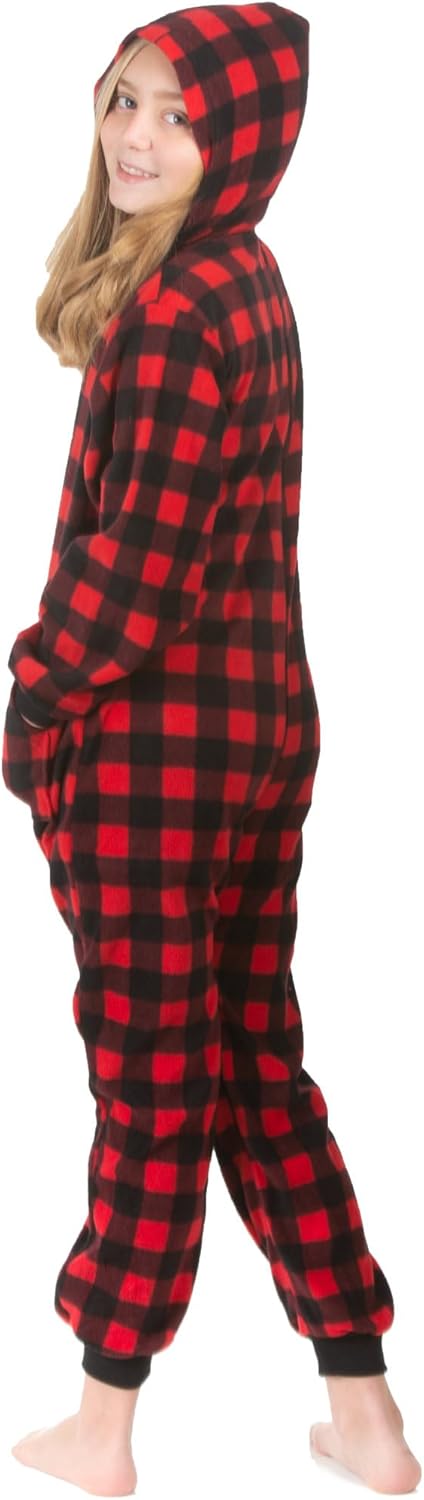 Stylish Boys Micro Polar Fleece One-Piece Pajama Set