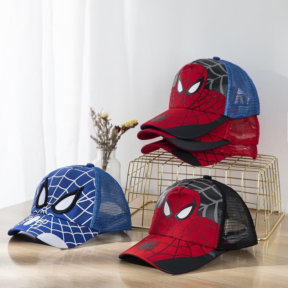 Unisex Kids Spidey Style Adjustable Baseball Cap for Boys and Girls