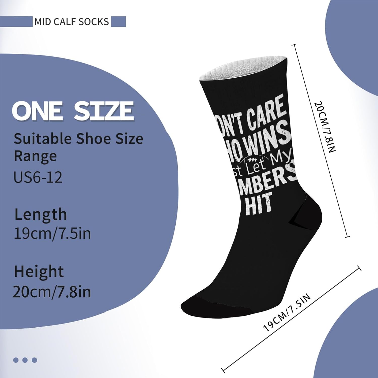 Famluzy Football Socks