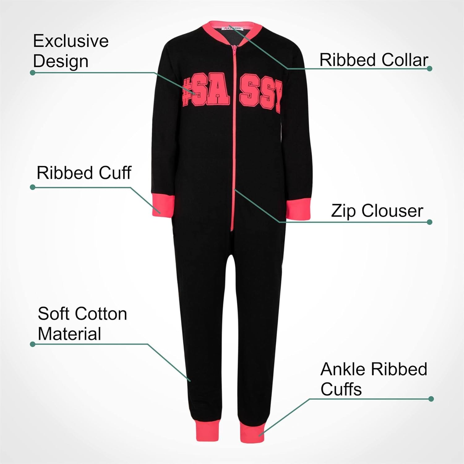 Sassy Neopink Pajamas