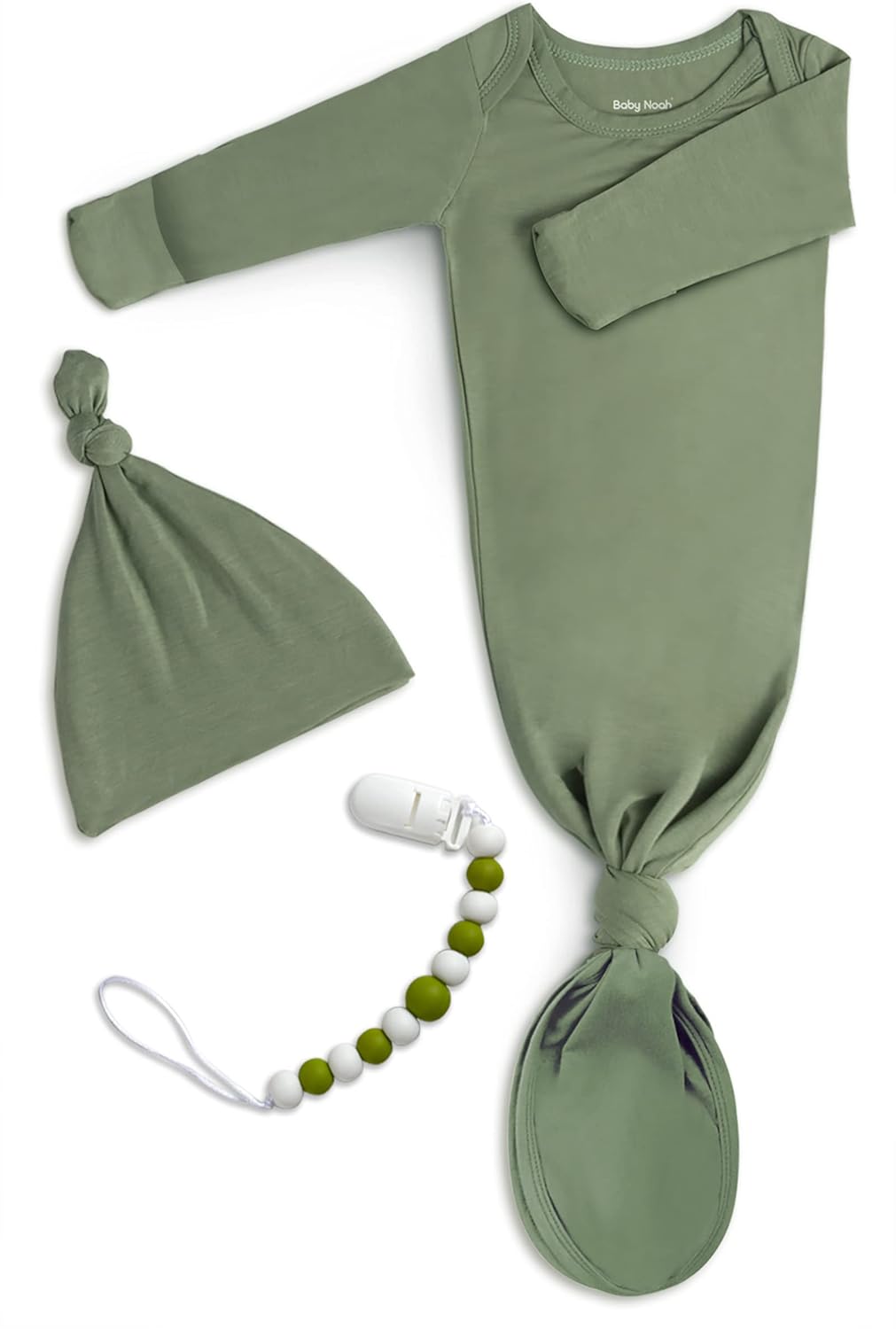 Knotted Gown Newborn Hospital Outfit Set