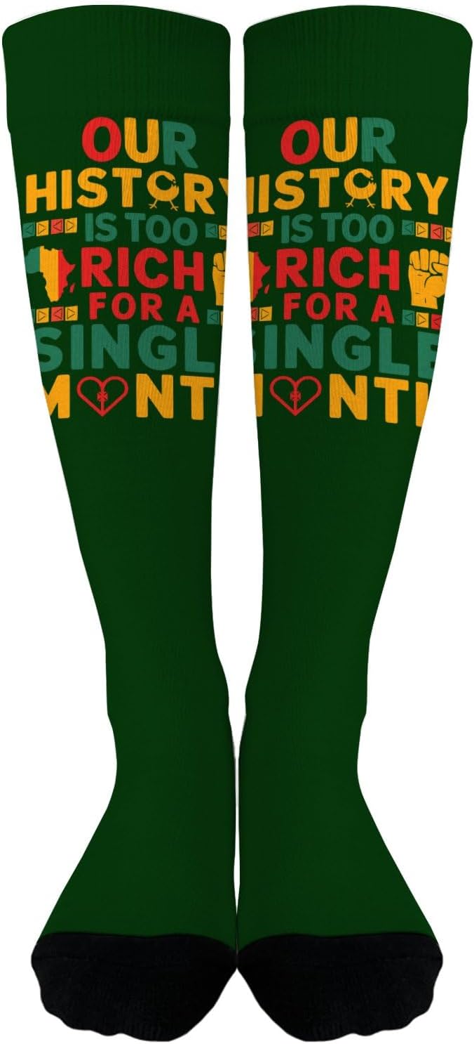 Thigh-High Cotton Socks for Men