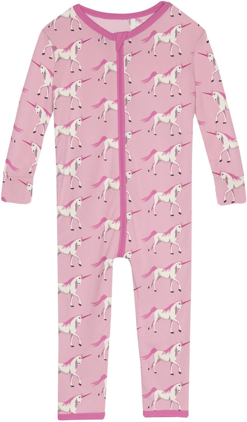 KicKee Print Coverall SleepySleek - Cozy Cotillion for Infants