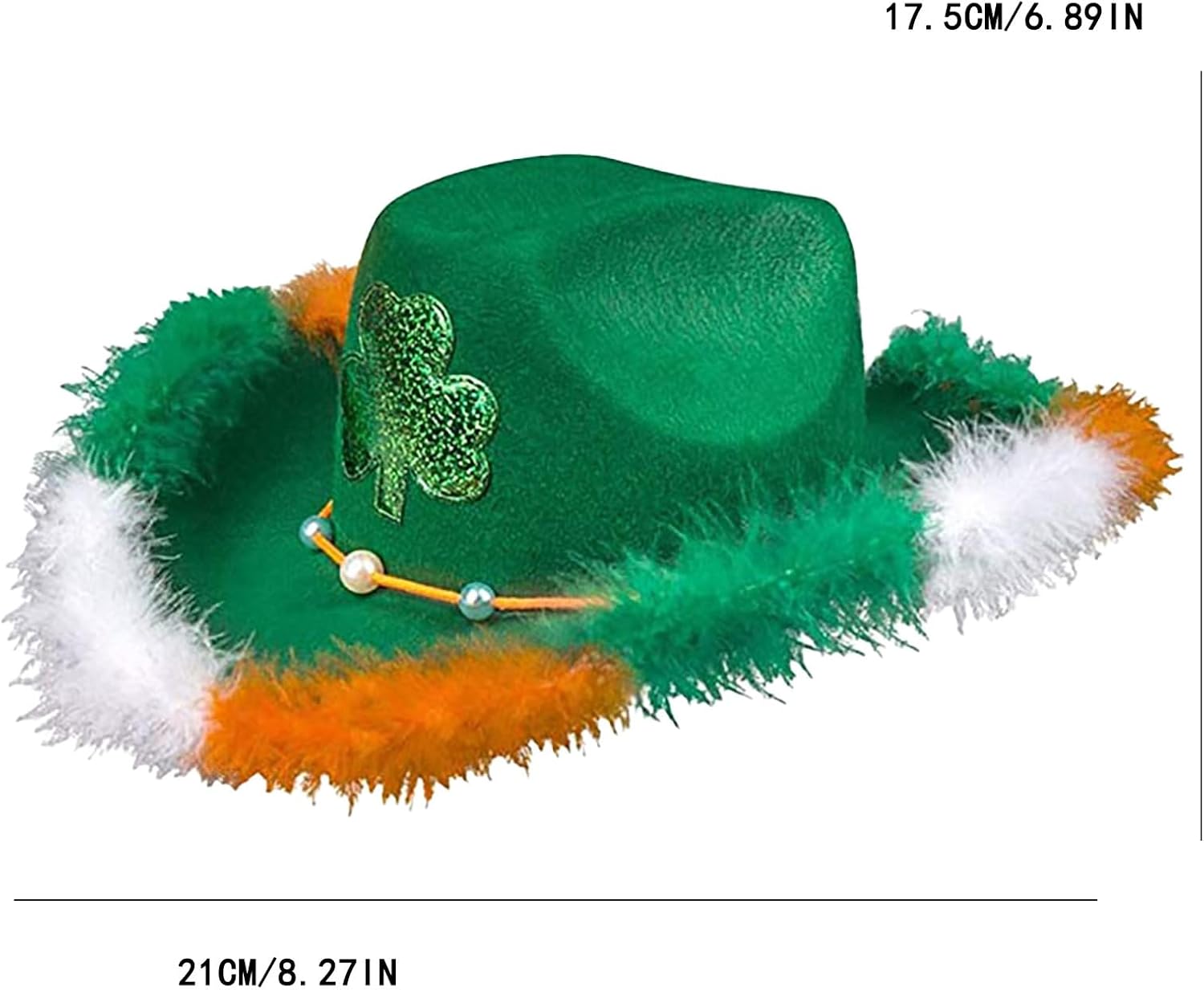 St Patricks Day Cowboy Hat Lucky Accessories