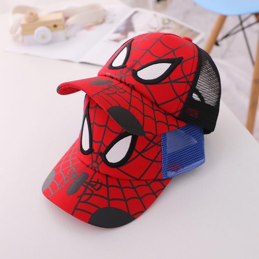Unisex Kids Spidey Style Adjustable Baseball Cap for Boys and Girls