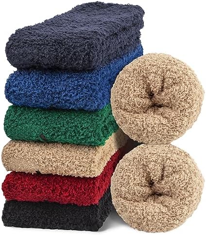 Mens Fuzzy Winter Socks