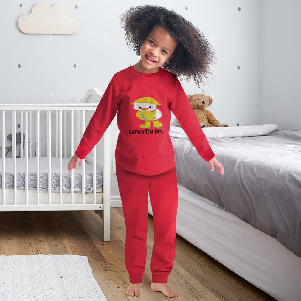 Cute Rascals Custom Boy Girl Cotton Toddler Pajama Raincoat Set