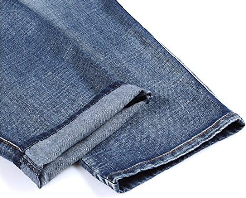 Mens Denim Cargo Pants