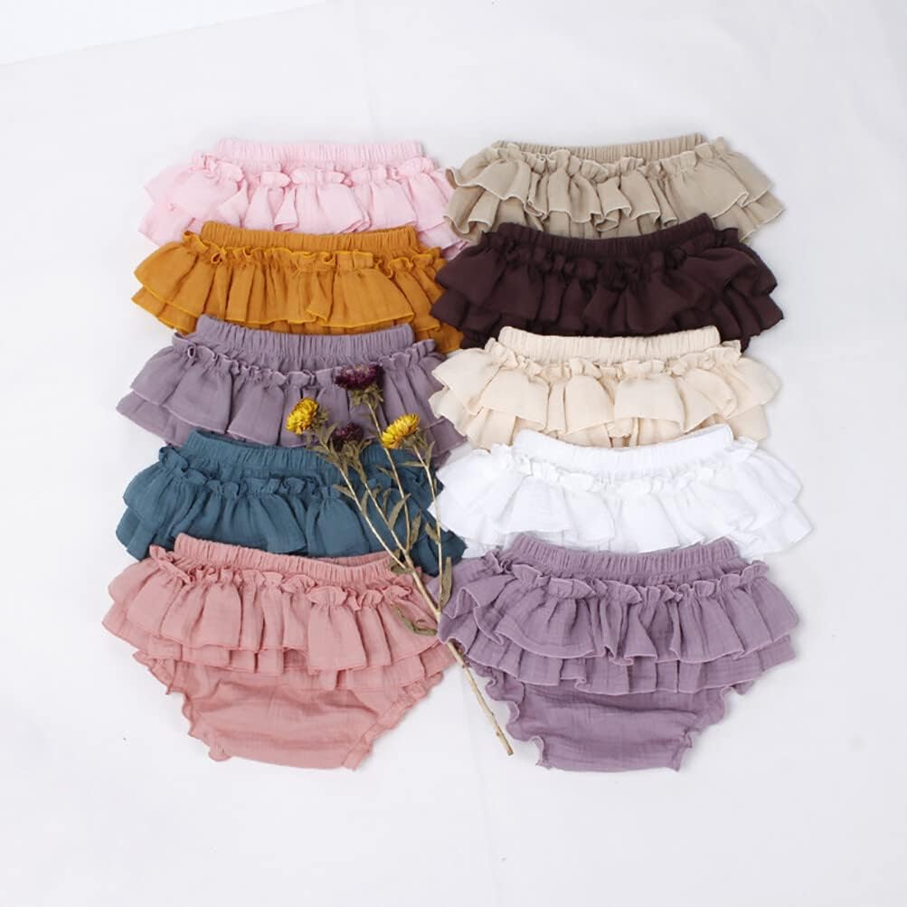Baby Girls Bloomers Set with Bowknot Headband