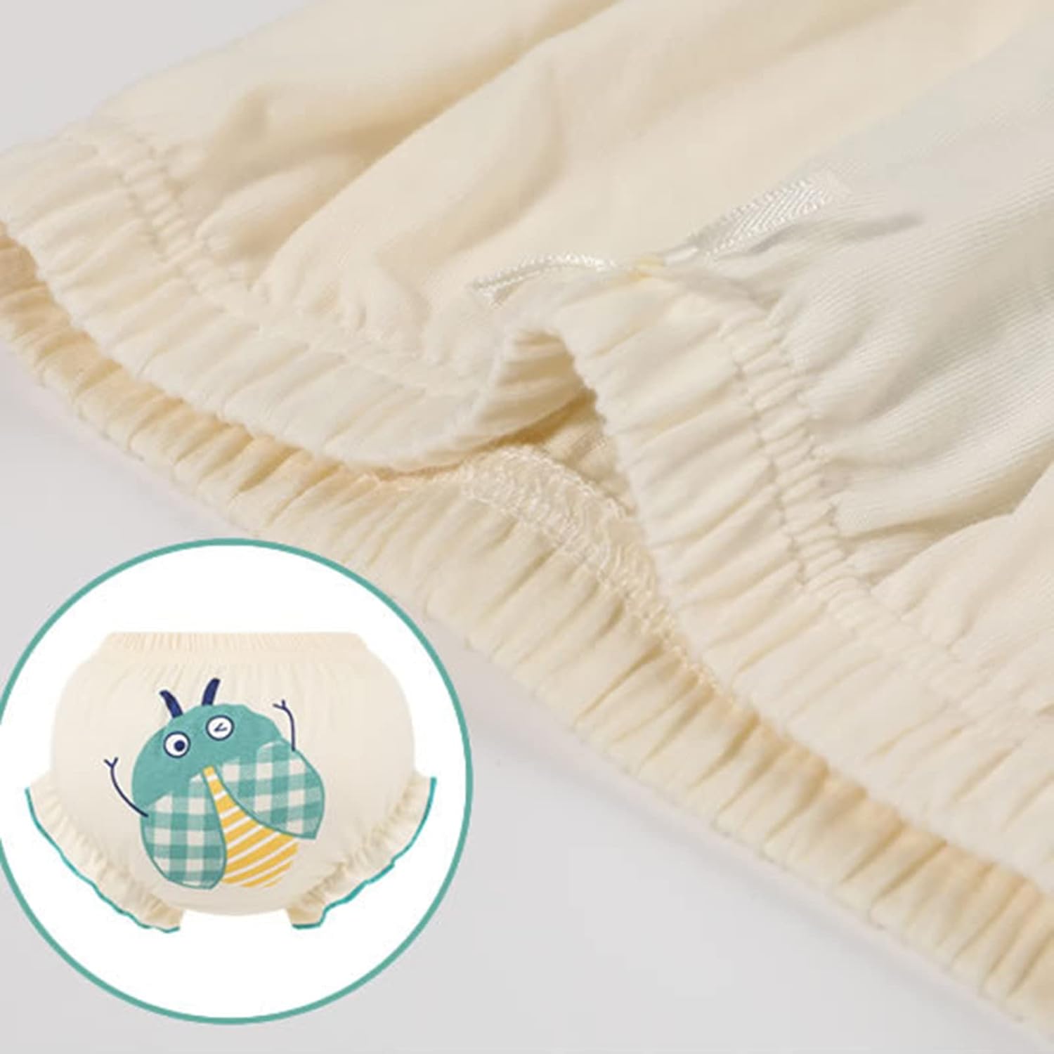 Baby Girls Ruffle Blooms Hypoallergen Breathable Underwear