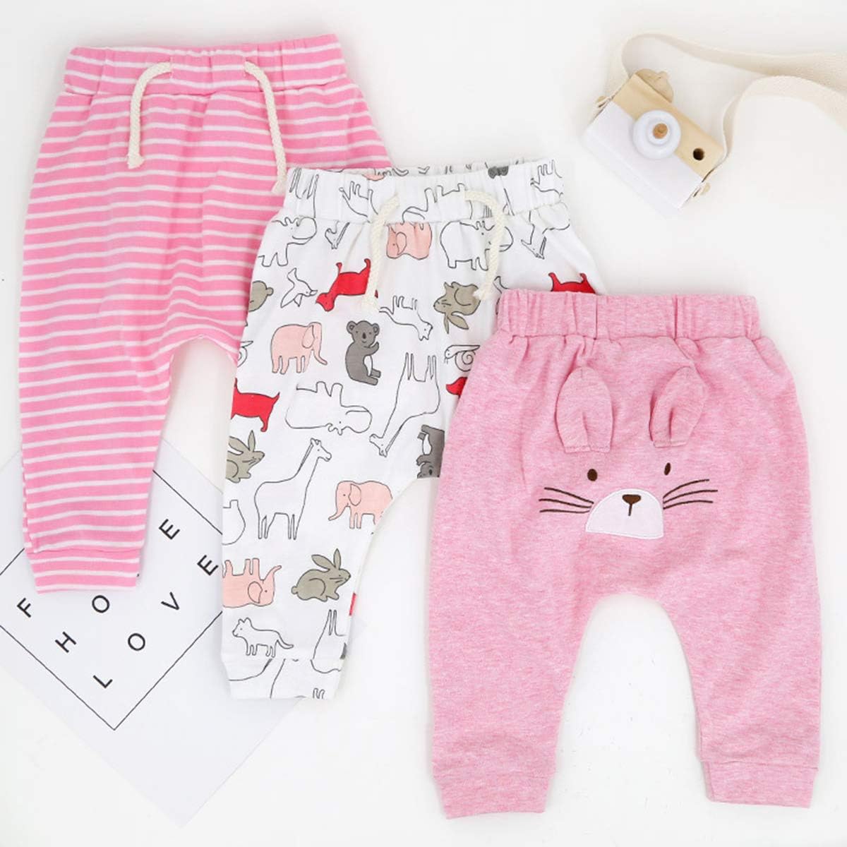 CuteOn Toddler Boys Girls Sweeatpants 3Pack