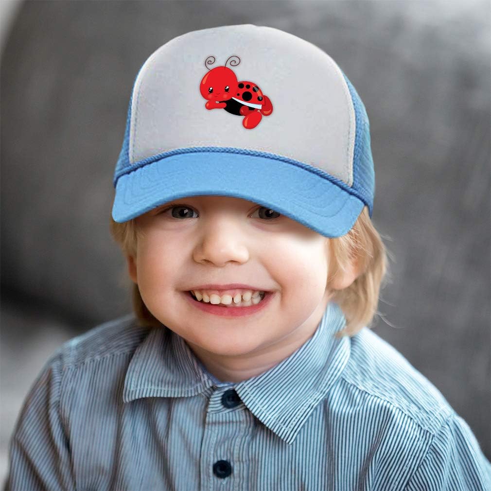 Cute Rascals Custom Kids Trucker Hat Ladybug Bugs Adjustable Personalized Text Here