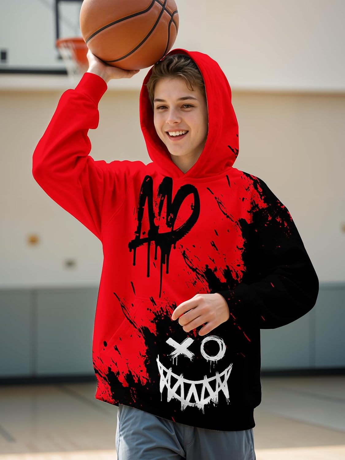 Stylish Graphix Hoodie for Teen Boys 14-16