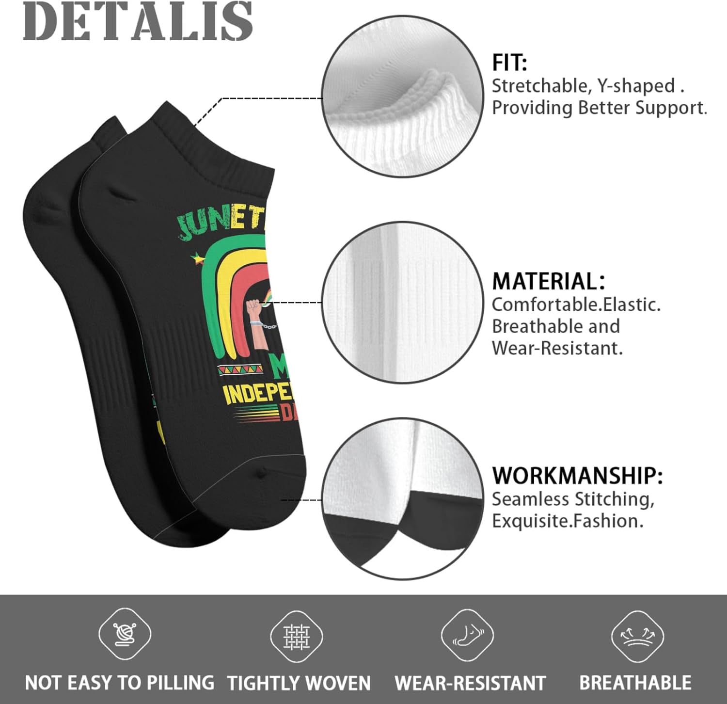 Funny No-Show Socks for Men