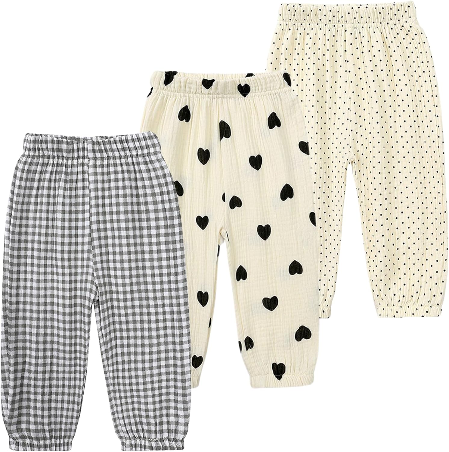 Easygou Kids Elastic Basic Harem Trousers
