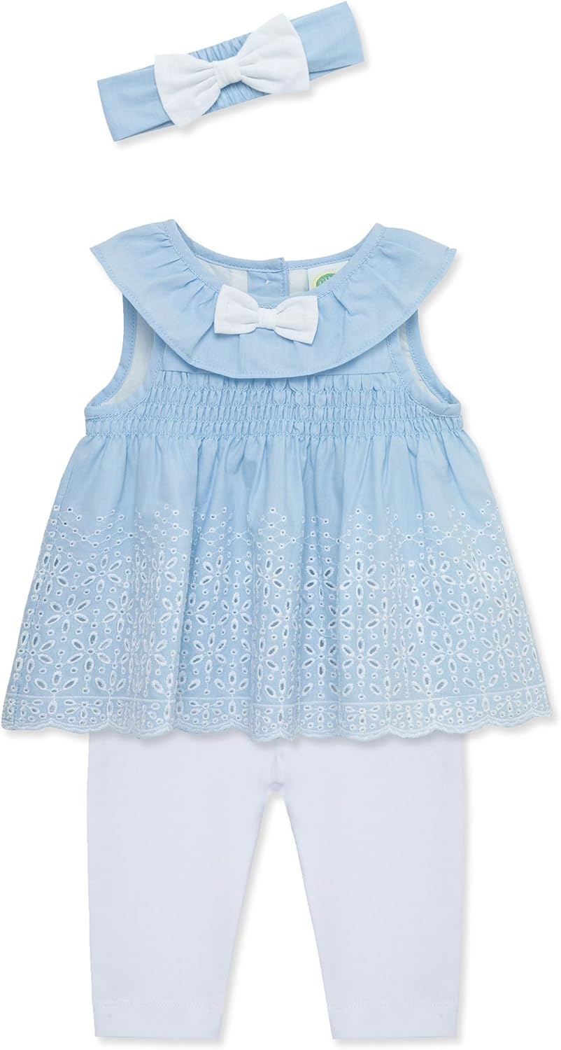 Little Me Baby Girls 3-Piece Essentials Set 3-24 Months