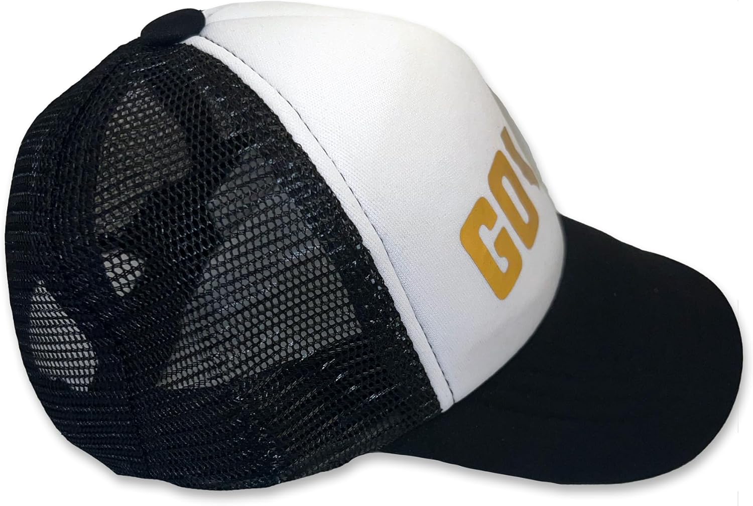 Sol Baby Golden Gold Foil Adjustable Snapback Mesh Trucker Hat