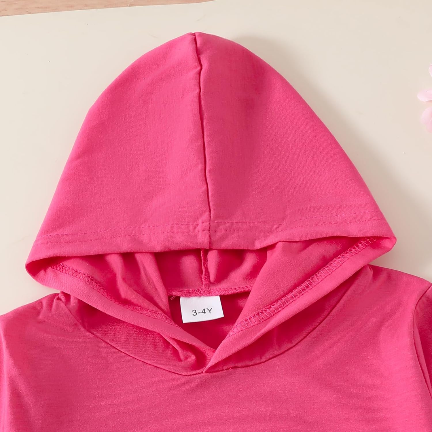 Butterfly Floral Print Toddler Hoodie Set