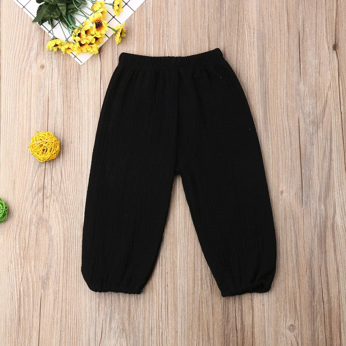 Comfortable Cotton Linen Joggers for Toddlers