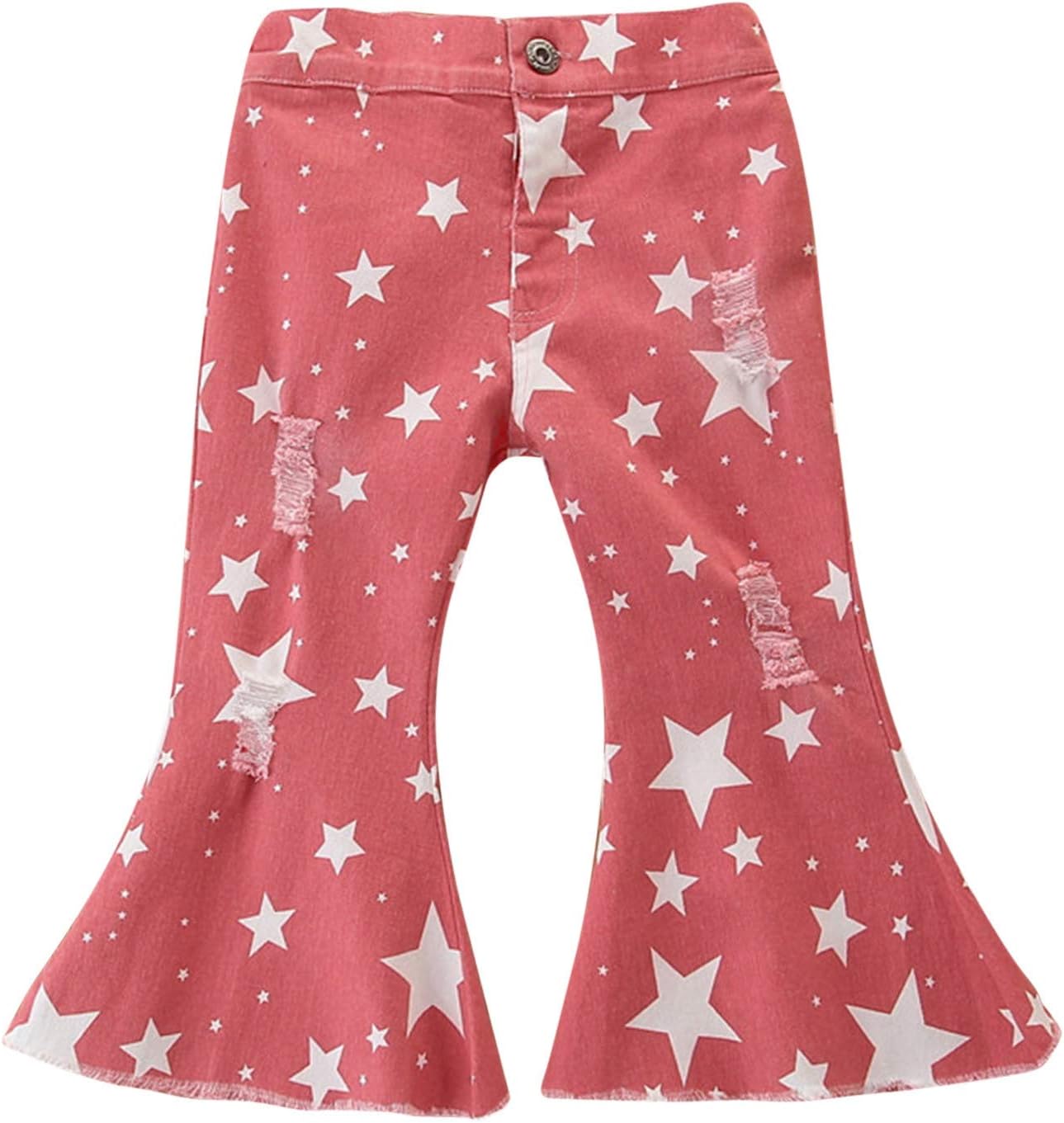 High-Quality DenimWaistband Jeans for Kids Girls 9-4 Years