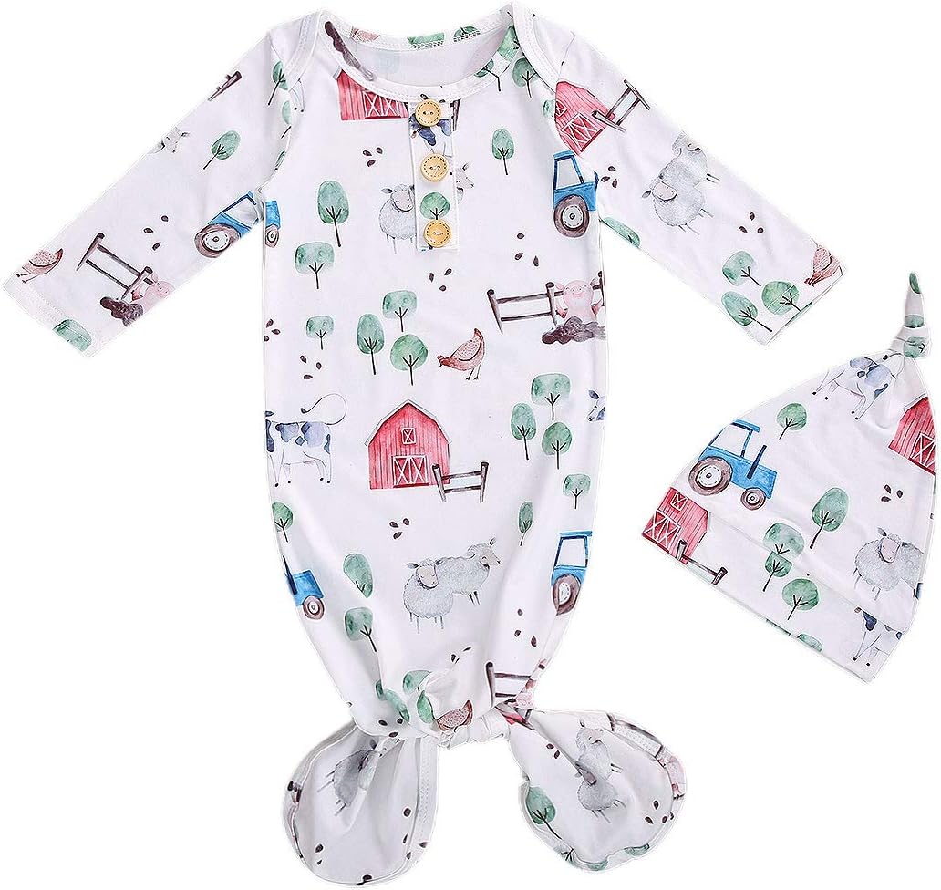 Adorable Organic Cotton Baby Gown